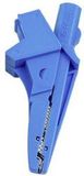 HT Instruments 5004-IECB Banaanstekker Bananenbus, Bus 4 mm, Steekaansluiting 4 mm, Krokodilklem CAT III 1000 V Blauw
