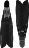 Cressi Gara Turbo Flex Freedivingvinnen Zwart EU 46-47