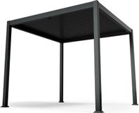 Blumfeldt Luminahaven Tuinhuisje 3x3 m - Zwart