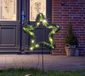LED-ster met grondpen - 35 cm - met kunstkerstboom