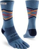 Injinji Trail Midweight Crew Lake Blauw Unisex Sokken Maat 40-44