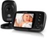 LUVION PLATINUM 3+ Black  -  Uitbreidbaar tot 2 Baby Camera's