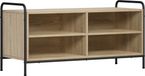 vidaXL Tv-meubel 140 x 39,5 x 50 cm Sonoma Eiken Bewerkt hout