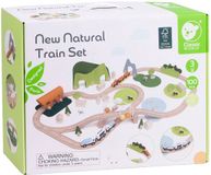 Lobbes Speelgoed BV Classic World Treinset Natuur - 100dlg.