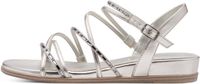 Tamaris - Dames - Sandalen - Zilverkleurig - Maat 37
