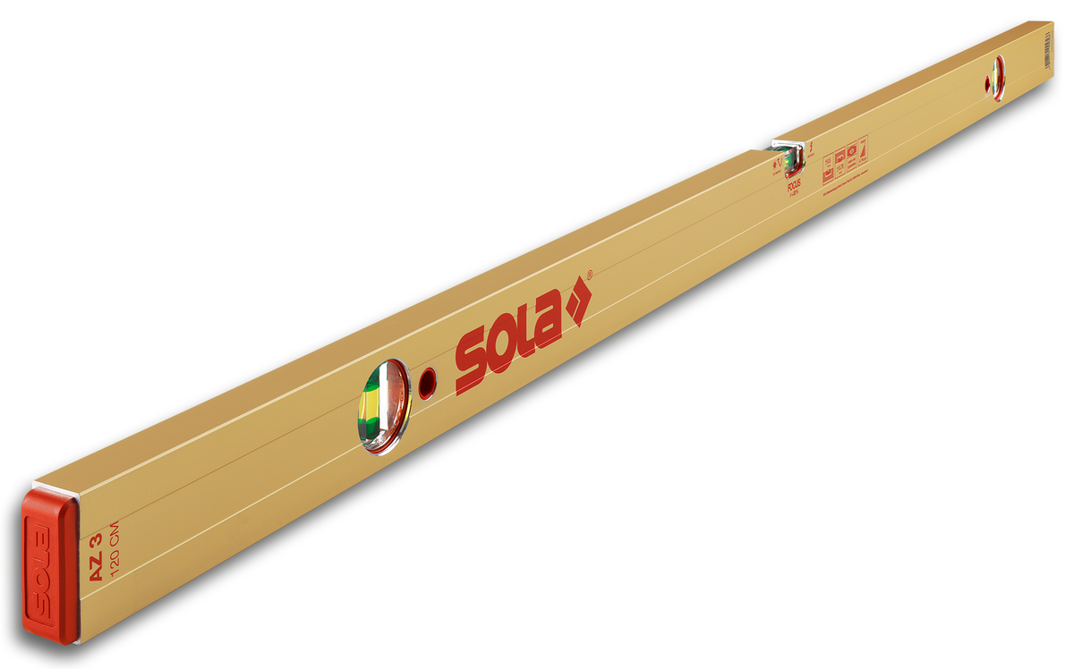 Sola Alu blokwaterpas AZ3/80, 80cm 3 libellen 0,50mm/m goud - 01169101