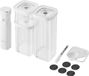 ZWILLING Fresh & Save Cube Vacuüm-starterset, maat S, vacuüm-opbergset, 6-delig, inclusief 3 x CUBE S reservoir, vacuümpomp, maatbeker, NFC-etiketten