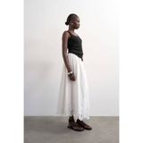 TOPSHOP jupe longue blanc