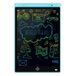 Icecat Tablette de dessin LCD 12" pour enfants - Bleu