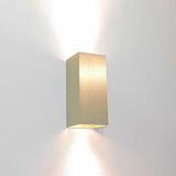 Artdelight Rigo Wandlamp metaal 2 lichts mat Goud - Modern
