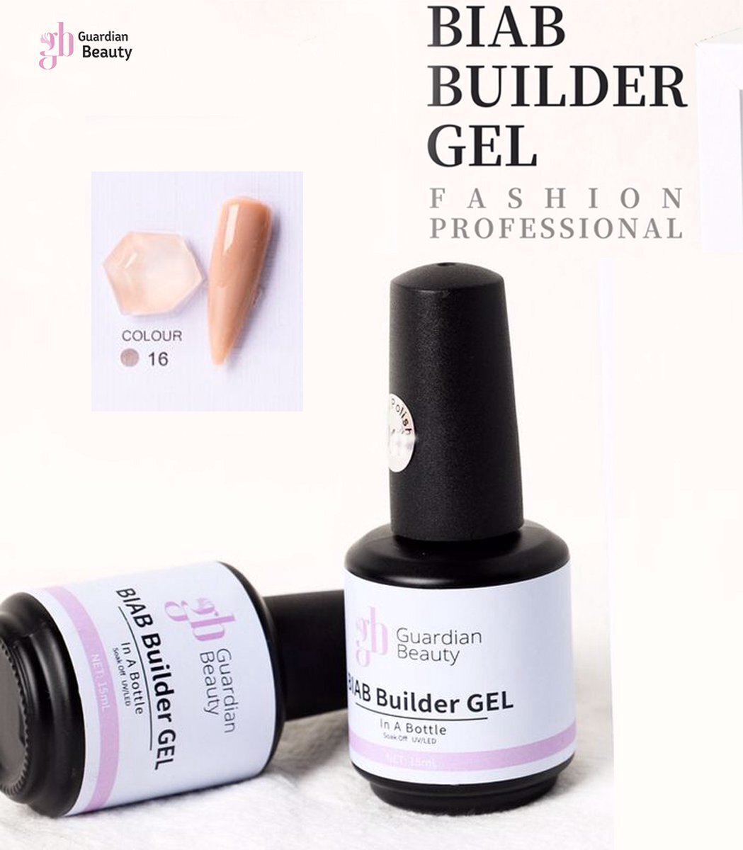 Guardian Beauty Nagel Gellak - Biab Builder gel #16 - Gellex - Absolute Builder gel - Aphrodite | BIAB Nail Gel 15ml