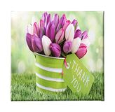 Homemania Wandfoto, bloemen, natuur, voor woonkamer, slaapkamer, meerkleurig, 60 x 3 x 60 cm, HM20KNV60 x 60 – 276, polyester, hout