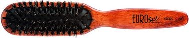 Eurostil Borstel Jabalí Fuelle Ovale brosse à cheveux en bois de Jabali style européen