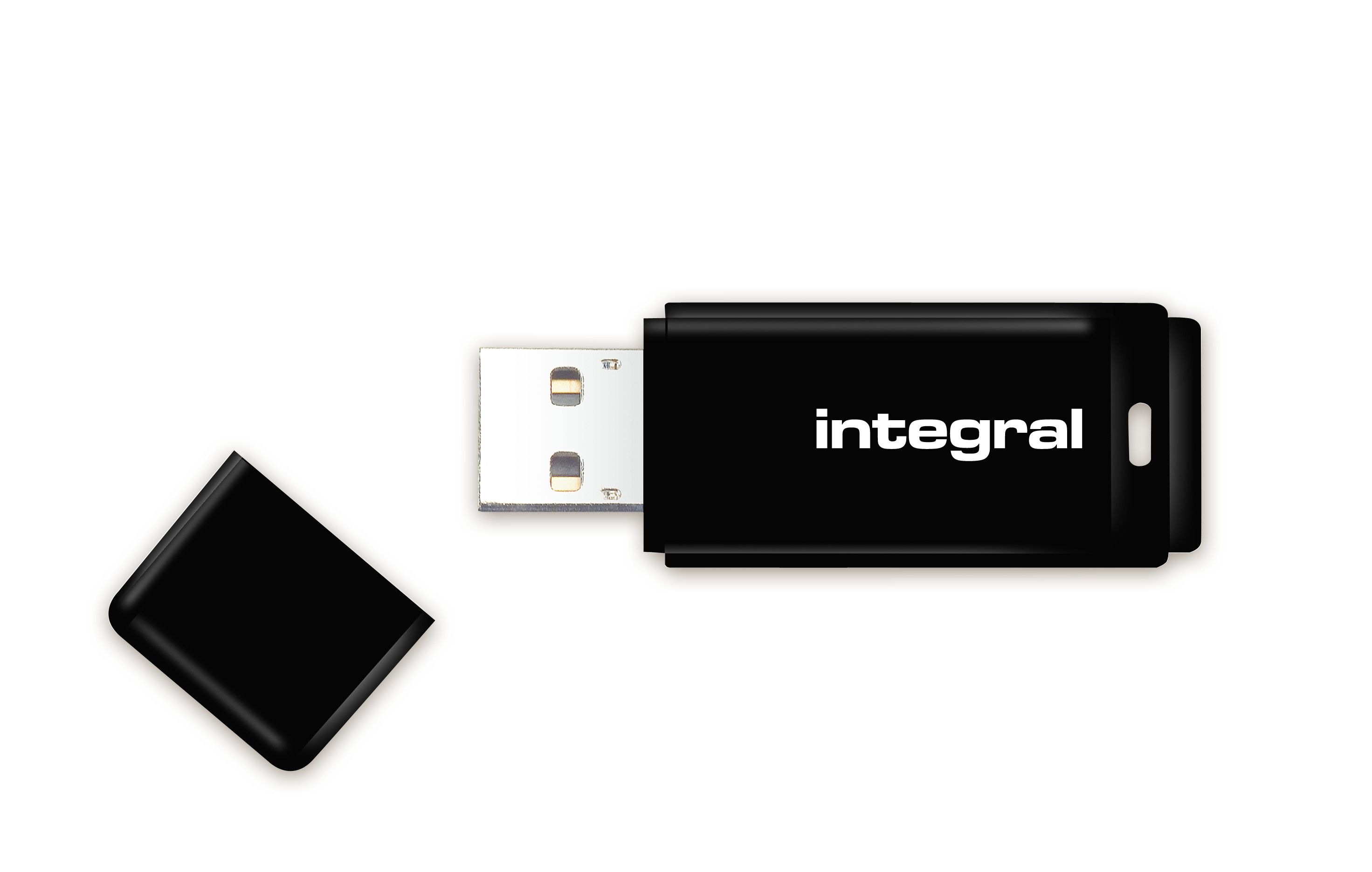 Integral Black USB 2.0 Flash Drive - 128GB