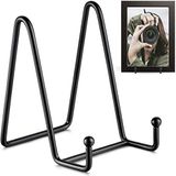 TR-LIFE Bordenstandaard 10,5 cm + metalen fotostandaard, decoratieve plaat, boek, fotoezel (2 stuks)