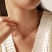 Hey Happiness Subtiele Glans Choker Ketting Dames – Roestvrij Staal 18K Roségoud Verguld – Waterdicht – 36-41 cm Verstelbaar - Roségoud