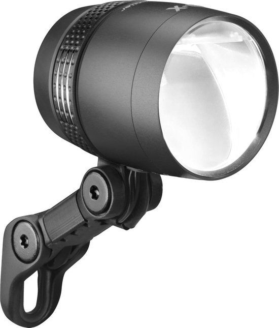 BUSCH & MÜLLER Busch & Muller Bumm Lumotec IQ-X koplamp 100 Lux naafdynamo zwart