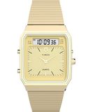 Timex Q Timex Reissue TW2Y06000 Horloge - Staal - Goudkleurig - Ø 33 mm