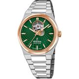 Festina Swiss Made Horloge Automatisch Heren van Roestvrij Staal 316l
