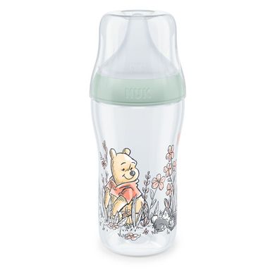 NUK Perfect Match Winnie the Pooh Baby Bottle - 260ml - Mint