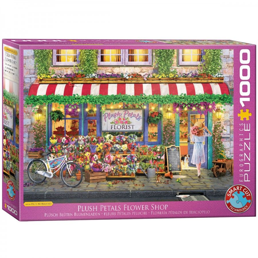 Eurographics Plush Petals Florist Shop Puzzel (1000 stukjes)