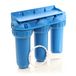 Naturewater NW-BR10B5 filtre à eau avec 3 filtres, 5 µ, 32,89 mm (1"), diamètre 60 mm, cartouche filtrante PP, support mural pour le filtre, clé de filtre, filtre à sédiments, bloc de charbon actif, granulés de charbon actif