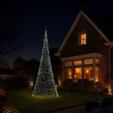 Fairybell Arbre lumineux | 600 cm | 2048 LED | blanc chaud & multicolore