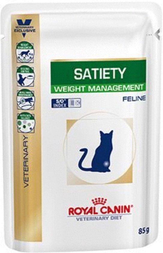 Royal Canin Satiety Kat Zakjes 12 x 85 g - Dieetvoer - Elke levensfase