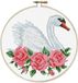 Lieveheersbeestje Rose Swan Lieveheersbeestje borduurset, lange steekset met borduurraam Ø 15,2 cm