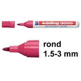 Edding 3000 permanent marker karmijnrood