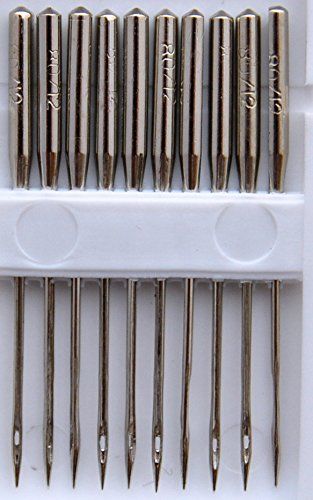 Tsl Panda Tsl 10x Platte schacht Naalden, Metaal, Zilver, 4 x 0.01 x 0.01 cm
