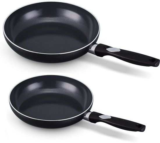 Beka Koekenpannenset Pro Induc 2-Delig - Koekenpannen 24 & 28 cm - Keramische anti-aanbaklaag