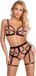 Cottelli LINGERIE – Ouvert Set Bh & Slip – Zwart