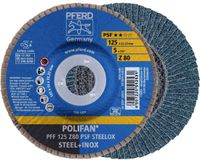 PFERD TOOLS 67668125 PFF 125 Z 80 PSF STEELOX Lamellenschijf Diameter 125 mm Boordiameter 22.23 mm Korrelgrootte (num)