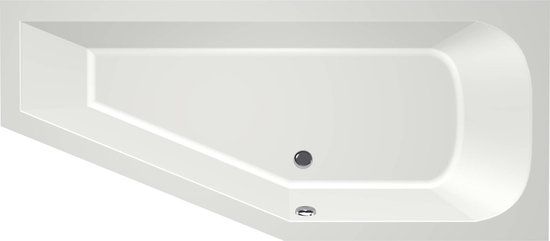 Xenz Lagoon Compact Douchebad - 160x75cm - Rechts - Wit - Acryl