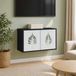 Maison Exclusive Meuble TV mural exclusif - Modèle HANAU, 69 x 33 x 40 cm, fabriqué en panneaux de particules
