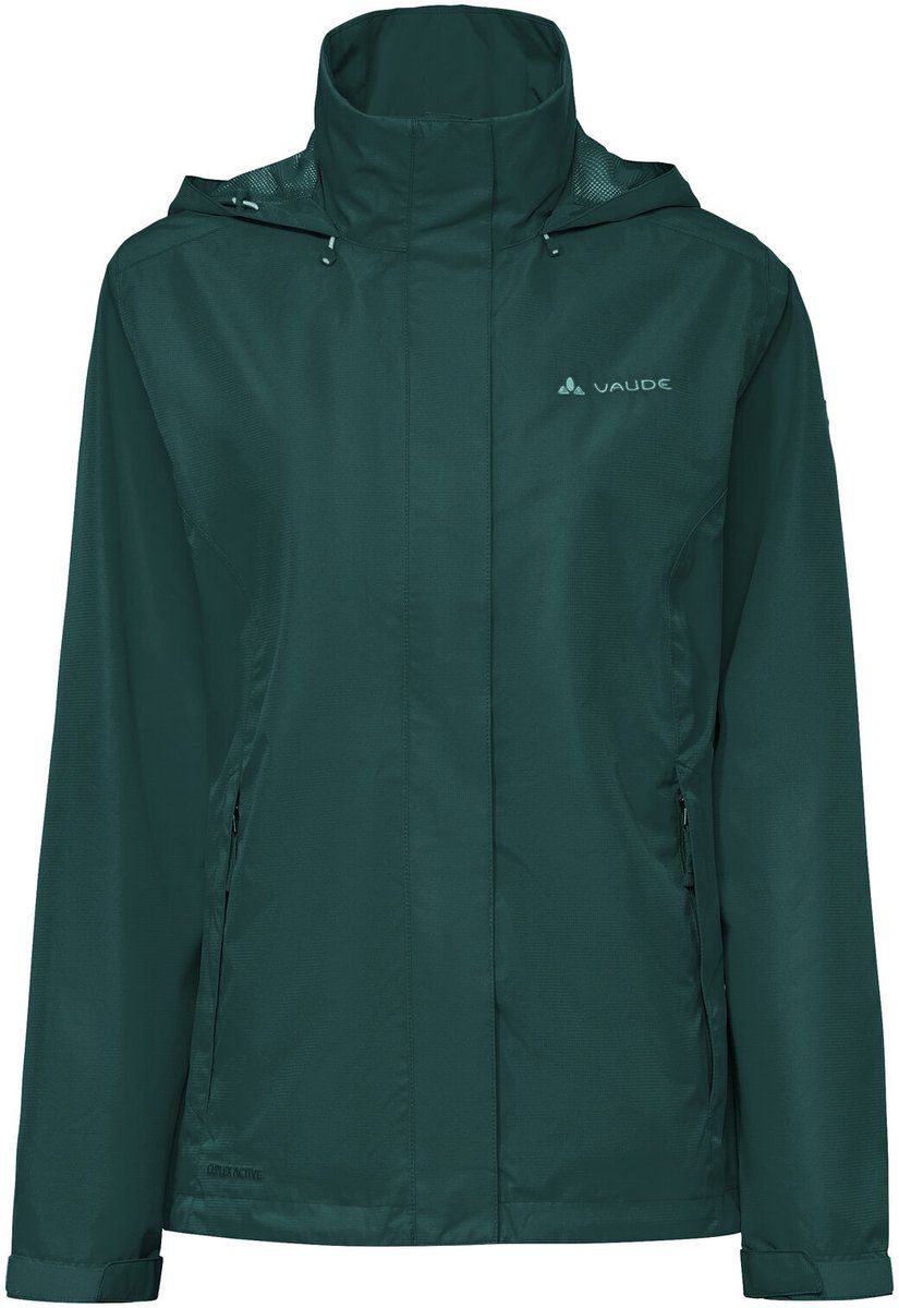 VAUDE Escape Light Jas, Hardshell Jas, Dames Outdoor Sportjassen, Waterdicht, Winddicht, Hardshell, Hooded, Regular fit
