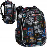 CoolPack Turtle Sac à dos Big City - Modèle scolaire spacieux et ergonomique