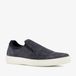 ECCO leren heren instappers donkerblauw wit - Maat 45