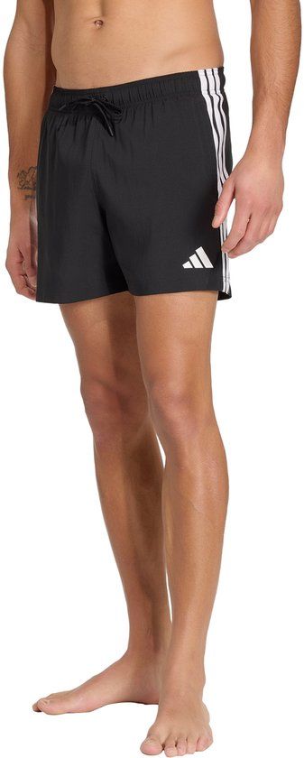 Adidas Sportswear 3-Stripes Zwemshort Heren Zwart L
