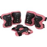 Alert Alert beschermset 3 delig roze/zwart maat M