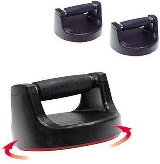 Focus Fitness Push up Bars - roterend - Zwart