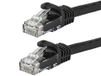 Monoprice FLEXboot Series 24AWG Cat6 550MHz UTP 109811 Ethernet netwerkkabel zwart 3 m