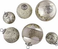 LOBERON Kerstballen set van 6 Ephyriel antiekgoudkleurig