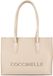 Coccinelle Leren handtas Myrtha26 Grained Leather Sandshell beige