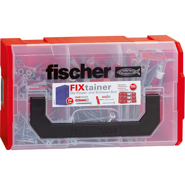 Fischer FIXtainer - DUOPOWER/DUOTEC met schroeven