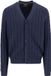Fynch-Hatton Gilet tricoté Homme L Bleu Coton