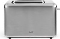 LIVOO Toaster DOD205, 2 sleuven, digitaal, 850W, touchscreen, 7 standen, grijs/zwart