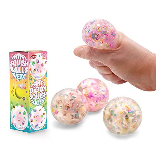 Tobar Scrunchems Party Diddy Squish Balls - 3 Pack