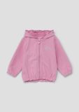 s.Oliver Sweatvest met capuchon roze katoen 74